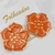 Brinco flor esmaltada hortênsia - Rosana Bijoux 