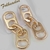 Brinco banhado 2 lacres liso - comprar online