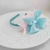 Tiara infantil com laço - Infinito Azul e Rosa - Rosana Bijoux 