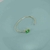 Bracelete gota de acrílico - verde