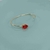 Bracelete gota de acrílico - Rubi - comprar online