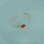 Bracelete gota de acrílico - Rubi na internet