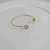 Bracelete dois pontos de luz zircônia - comprar online