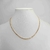 Colar choker corrente trançada fina na internet