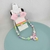 conjunto infantil 3 em 1 - Colar, kit de pulseiras e laço - flor sorriso