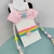 conjunto infantil 3 em 1 - Colar, kit de pulseiras e laço - flor sorriso na internet