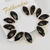 Brinco 6 folhas resinadas - Rosana Bijoux 