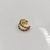 Piercing fake folheado a ouro vazado cravejado - Caramelo - comprar online