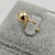 Piercing fake folheado a ouro Bola Grande - Rosana Bijoux 