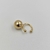 Piercing fake folheado a ouro Bola Grande - comprar online