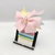 Conjunto infantil laço + kit de pulseiras - Com pin Unicórnio Branco e Crista colorida - Rosana Bijoux 