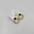 Imagem do Brinco Circulo Textura de bolinha + Strass