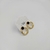 Brinco Circulo Textura de bolinha + Strass - loja online