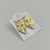 Brinco banhado - 2 Gota Dupla Riscada - comprar online