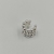 Piercing fake folheado a prata 3 voltas bolinhas - comprar online