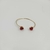 Bracelete 2 coração - Rubi - comprar online