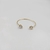 Bracelete folheado a ouro - 2 corações Zircônia - Rosana Bijoux 