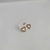 Brinco Coração de strass - Goiaba - comprar online