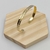 Bracelete folheado a ouro - Com Textura No Meio