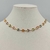 Colar choker folheado a ouro - Borboletas de Acrílico Colorida