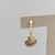 Brinco Pino 3 Mini bolinhas ligadas + Concha Grande com Strass pendurado - comprar online