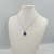 Colar folheado a ouro - Inspiração Virginia Fonseca Trevo - Safira - Rosana Bijoux 