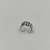 Piercing fake folheado a prata 3 voltas cravejado - Colorido - comprar online