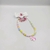 Conjunto infantil 3 em 1 - Colar, kit de pulseiras e laço - Gatinha Marie