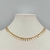 Colar Choker Micro Crucifixos Pendurado