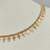 Colar Choker Micro Crucifixos Pendurado na internet