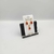 Conjunto folheado a ouro - colar + brinco Gota com borda - Vermelho - comprar online