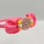 Tiara Infantil - Laço circulo Granulado com pom pom