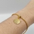 Pulseira cordão baiano 2 mm - Medalha Pai Nosso na internet
