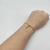 Pulseira cordão baiano 2 mm - Mini crucifixo pendurado - Rosana Bijoux 