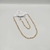 Conjunto Colar + Pulseira banhada - Corrente Bolinhas Grande - comprar online