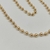 Conjunto Colar + Pulseira banhada - Corrente Bolinhas Grande na internet