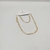 Conjunto Colar + Pulseira Corrente - Circulos pequeno Vazado - comprar online
