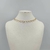 Colar Choker Corrente fina Corações pequeno riscado vazado - comprar online