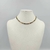 Colar choker cravejada zircônia Pequena quadrada - Colorido - comprar online