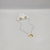 Conjunto colar + brinco folheado a ouro - Coração Martelado - comprar online