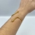 Bracelete Folheado a ouro - Orgânico liso - comprar online