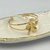 Bracelete Folheado a ouro - Vazado largo - Flor Lisa