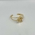 Bracelete Folheado a ouro - Vazado largo - Flor Lisa - Rosana Bijoux 