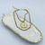 Colar Choker Duplo veneziana fina -Árvore da vida resinada (Branco) - Rosana Bijoux 