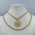 Colar Choker Duplo veneziana fina -Árvore da vida resinada (Pérola) na internet