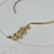 Choker Gargantilha Folheado a ouro - Aro design Ramos de flor na internet