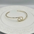 Choker Gargantilha Folheado a ouro - Aro Mini curved