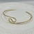 Choker Gargantilha Folheado a ouro - Aro Mini curved na internet