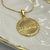 Colar Folheado a ouro - (Jesus) na medalha riscada na internet