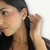 Brinco Folheado a ouro - Metade Coqueiro liso - comprar online